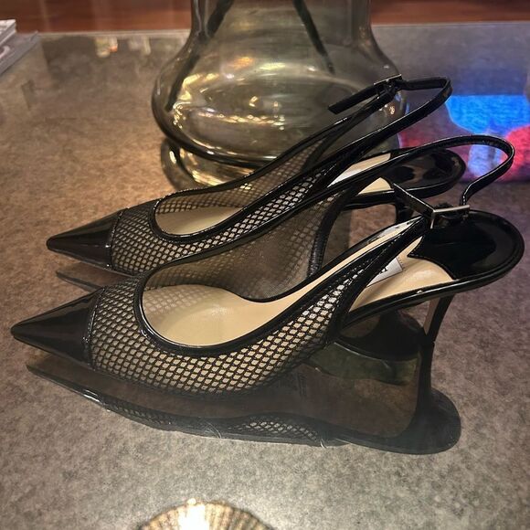 Jimmy Choo Anika Sport Mesh Slingback Heels 65mm - Picture 6 of 8